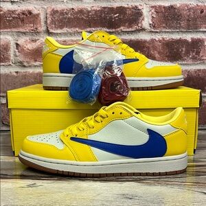 Jordan 1 Low Travis Scott Canary